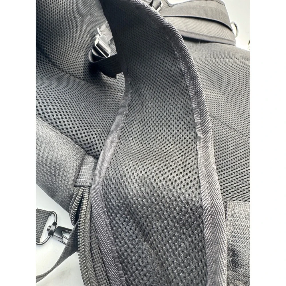 CODi Black Ballistic Nylon Laptop Backpack Tech Travel Bag Multi-Pocket Unisex
